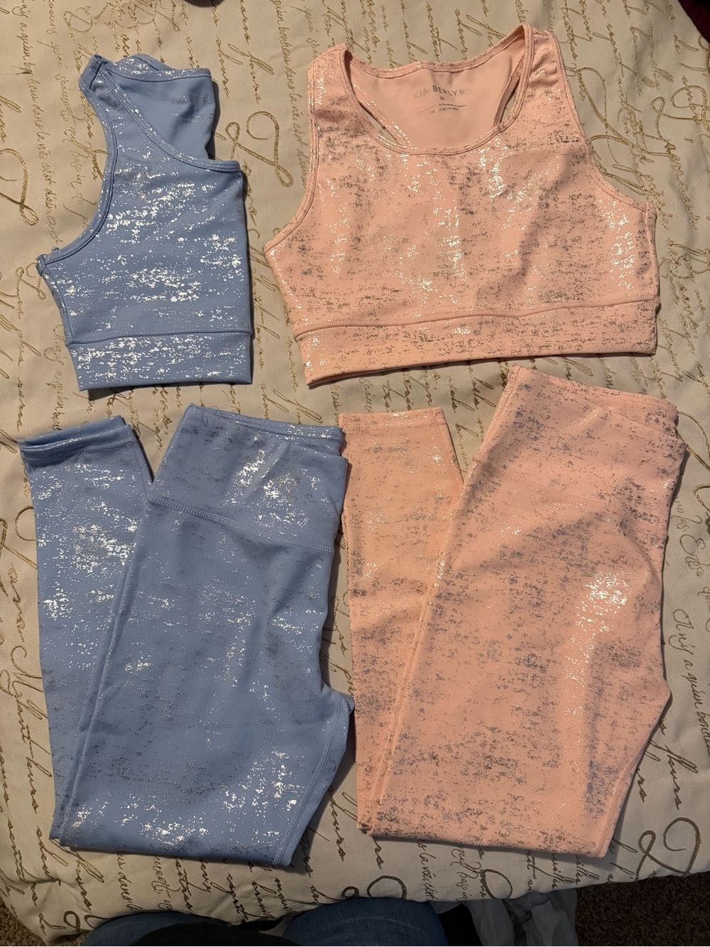Sparkle Active Set - Pastel Pink & Baby Blue